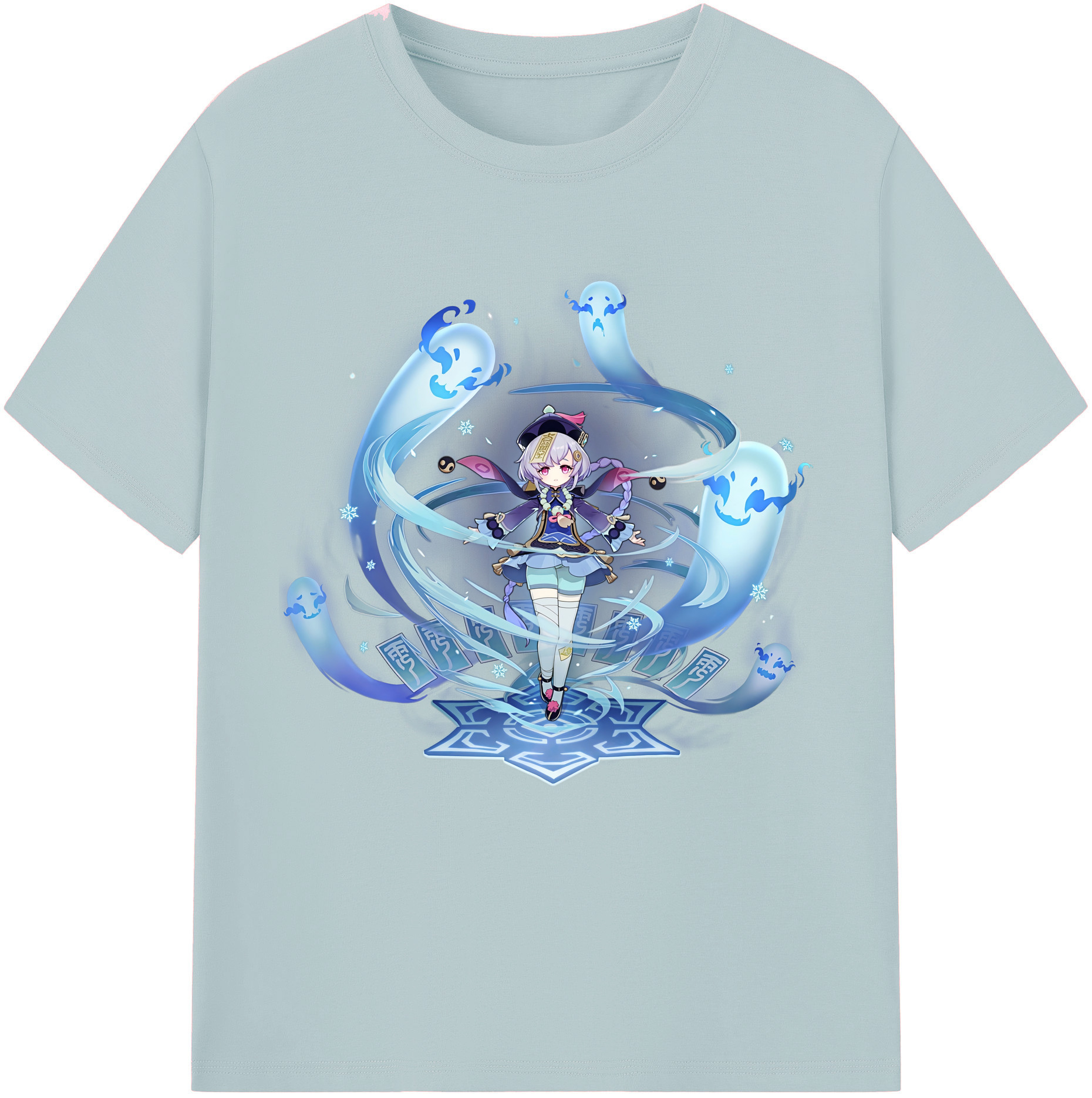 げんし神 七七 なな  genshin Nana 綿100％半袖Tシャツ（フロントプリント）